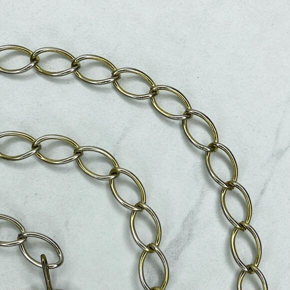 Gold Tone George Washington Coin Chain Link Belt Small (S) ✨ - Picture 9 of 12